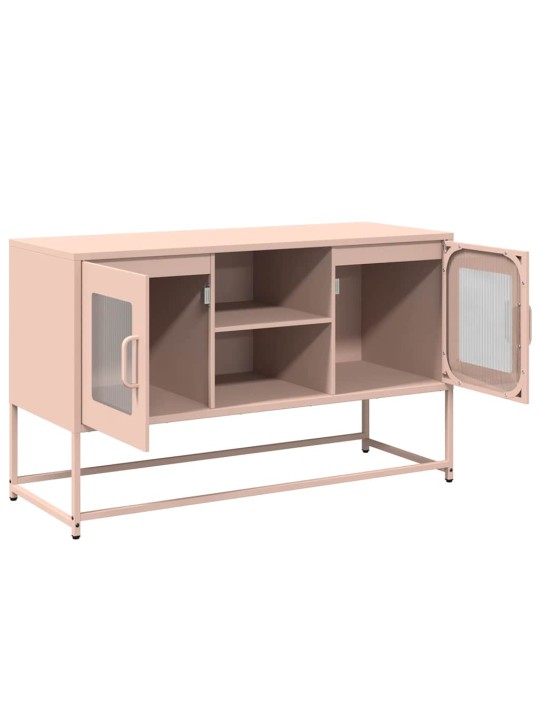 Tv-taso pinkki 100,5x39x60,5 cm teräs