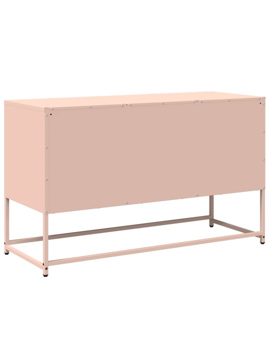 Tv-taso pinkki 100,5x39x60,5 cm teräs
