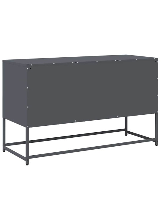 Tv-taso antrasiitti 100,5x39x60,5 cm teräs