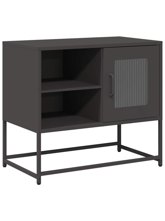 Tv-taso musta 68x39x60,5 cm teräs