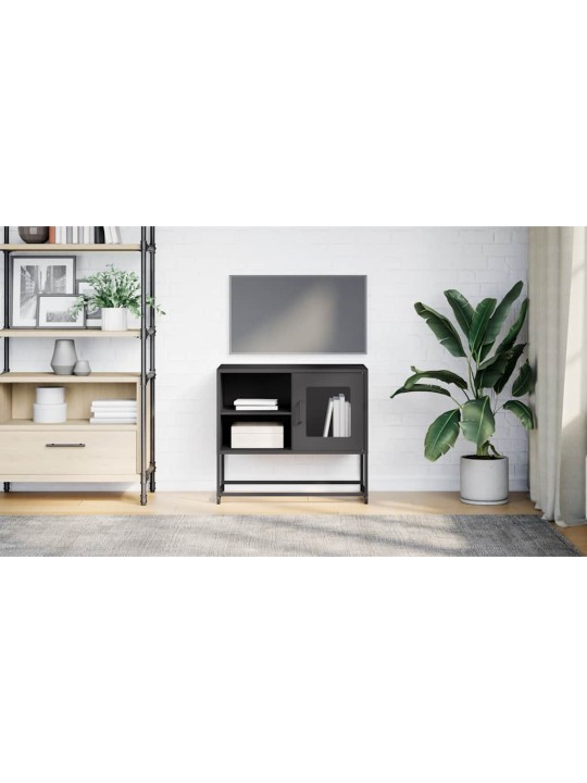 Tv-taso musta 68x39x60,5 cm teräs