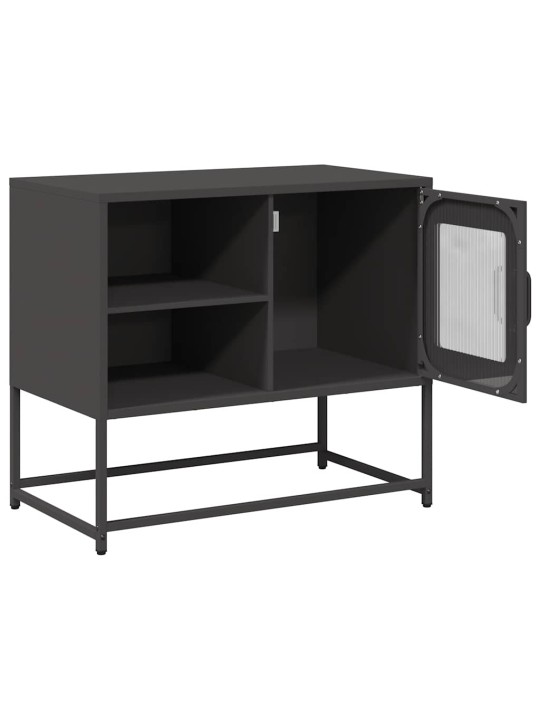 Tv-taso musta 68x39x60,5 cm teräs