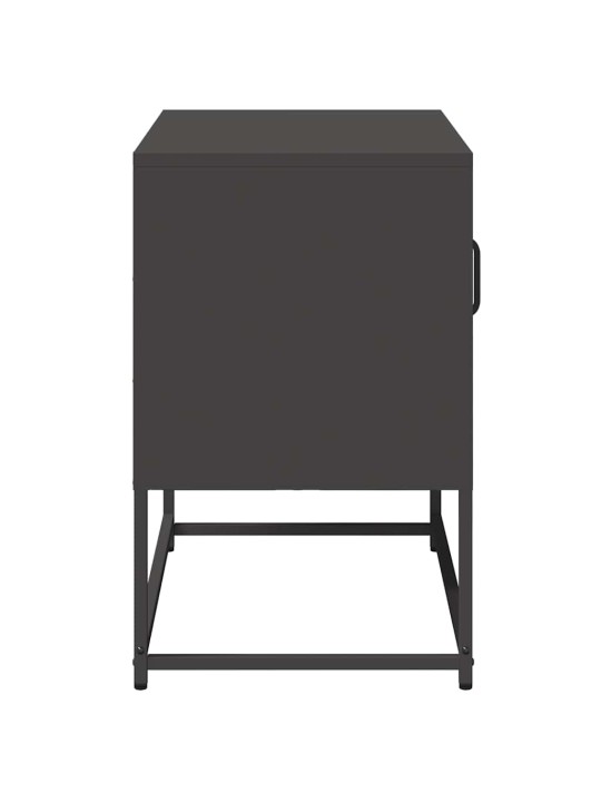 Tv-taso musta 68x39x60,5 cm teräs
