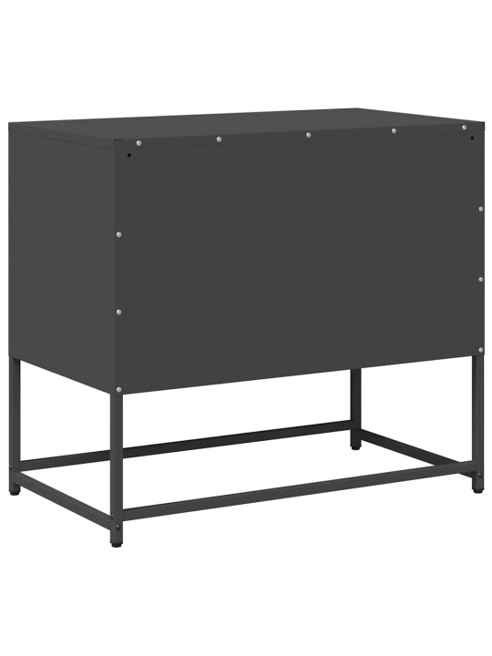 Tv-taso musta 68x39x60,5 cm teräs