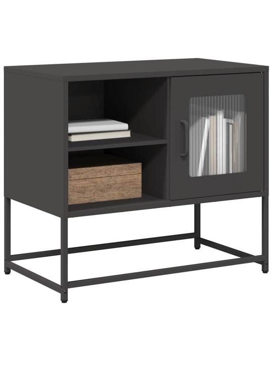 Tv-taso musta 68x39x60,5 cm teräs