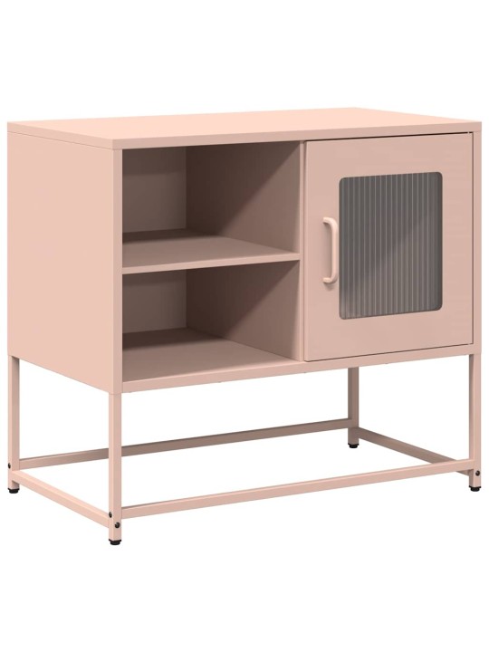 Tv-taso pinkki 68x39x60,5 cm teräs