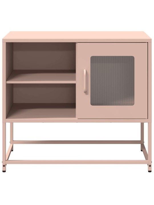 Tv-taso pinkki 68x39x60,5 cm teräs
