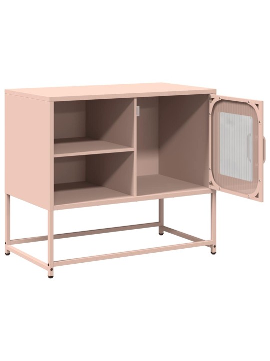 Tv-taso pinkki 68x39x60,5 cm teräs