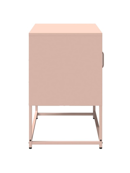 Tv-taso pinkki 68x39x60,5 cm teräs