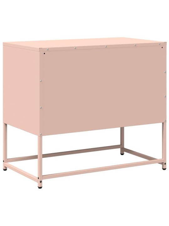 Tv-taso pinkki 68x39x60,5 cm teräs