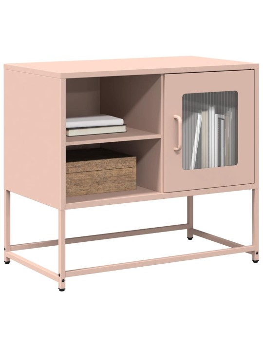 Tv-taso pinkki 68x39x60,5 cm teräs