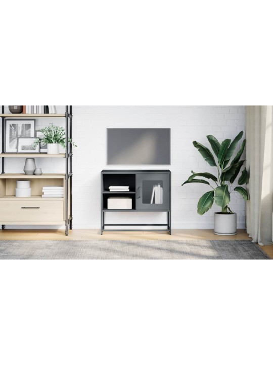 Tv-taso antrasiitti 68x39x60,5 cm teräs