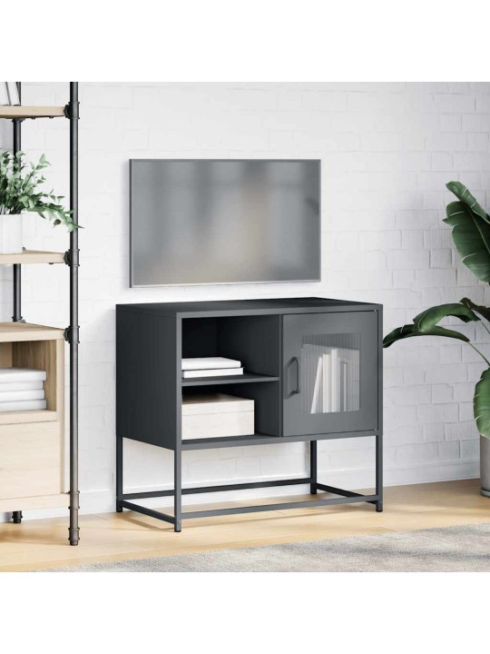 Tv-taso antrasiitti 68x39x60,5 cm teräs