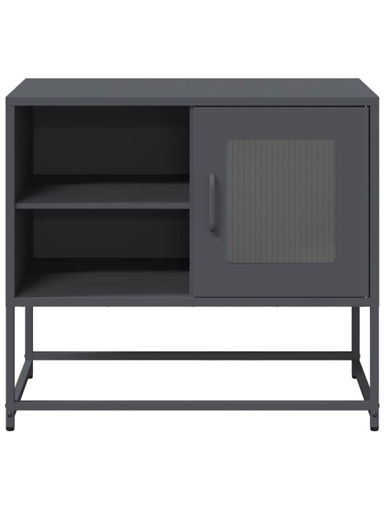 Tv-taso antrasiitti 68x39x60,5 cm teräs