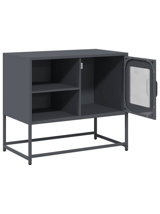 Tv-taso antrasiitti 68x39x60,5 cm teräs