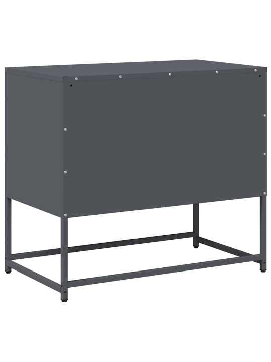 Tv-taso antrasiitti 68x39x60,5 cm teräs