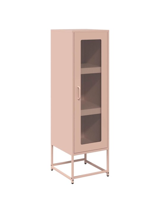Highboard pinkki 36x39x123 cm kylmävalssattu teräs