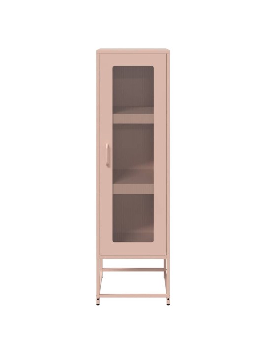 Highboard pinkki 36x39x123 cm kylmävalssattu teräs