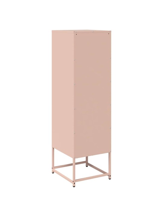 Highboard pinkki 36x39x123 cm kylmävalssattu teräs