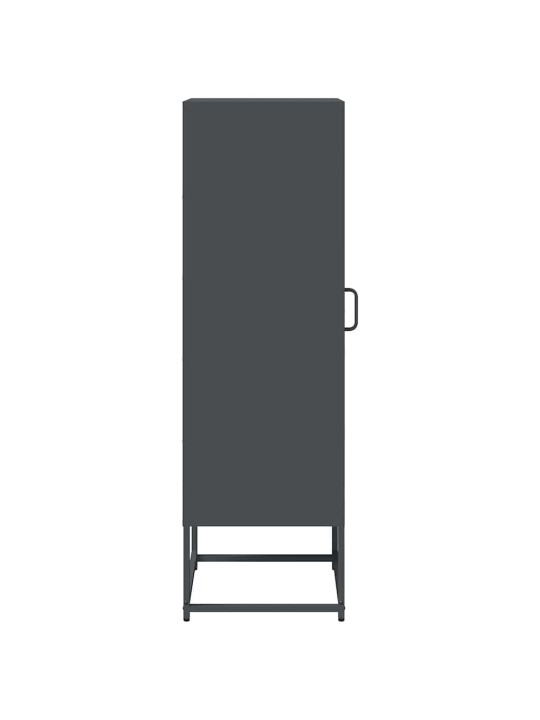 Highboard antrasiitti 36x39x123 cm kylmävalssattu teräs
