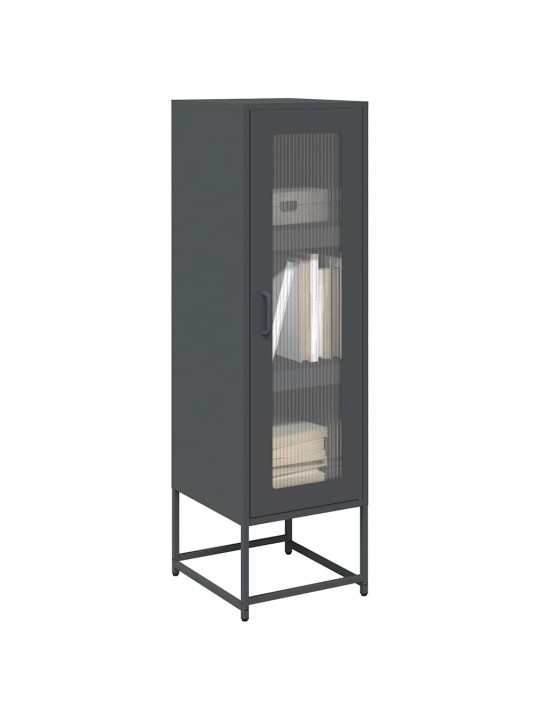 Highboard antrasiitti 36x39x123 cm kylmävalssattu teräs