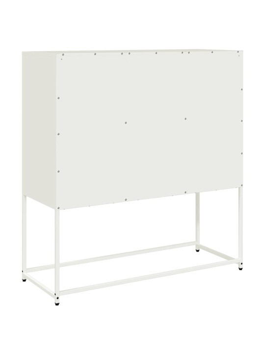 Senkki valkoinen 100,5x39x107 cm kylmävalssattu teräs