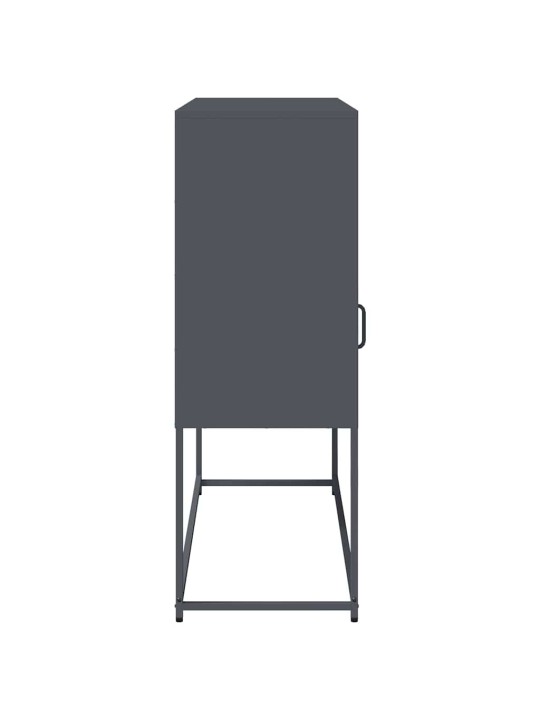 Senkki antrasiitti 100,5x39x107 cm kylmävalssattu teräs