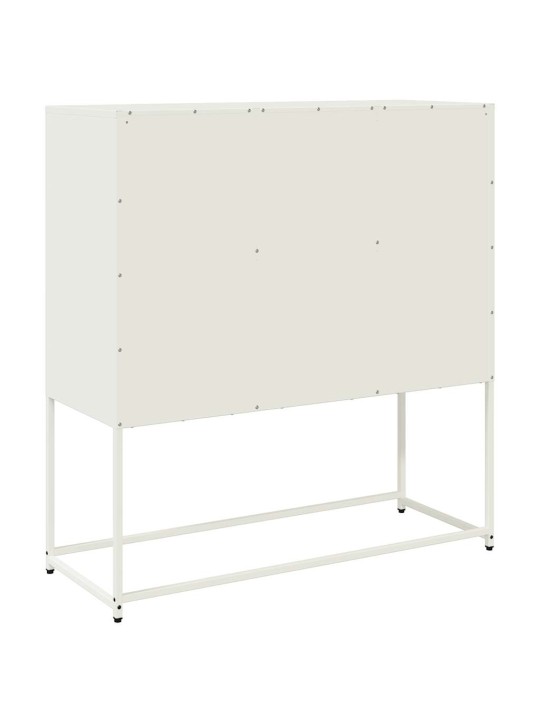 Senkki valkoinen 100,5x39x107 cm kylmävalssattu teräs