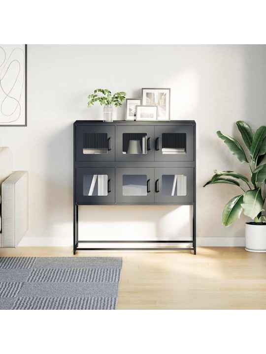 Senkki antrasiitti 100,5x39x107 cm kylmävalssattu teräs