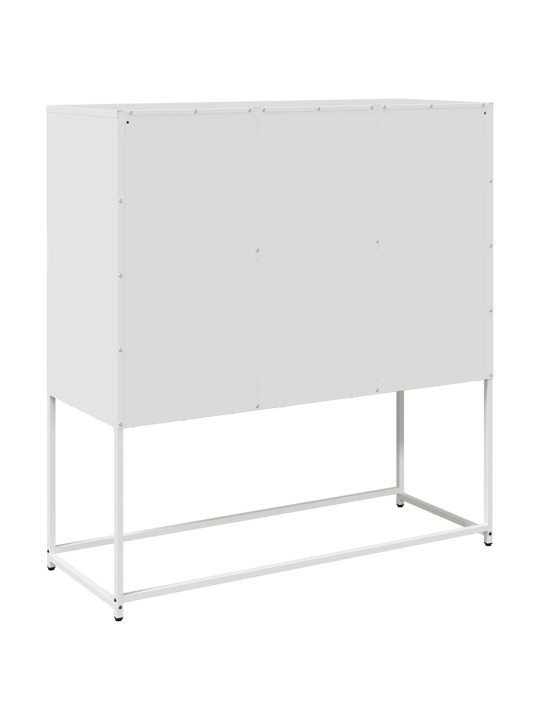Senkki valkoinen 100,5x39x107 cm kylmävalssattu teräs