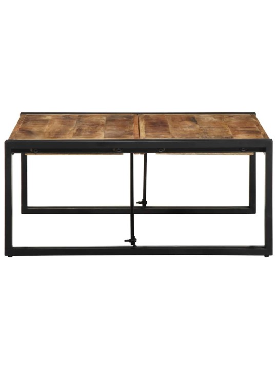 Sohvapöytä 80x80x35 cm massiivipuuta mango