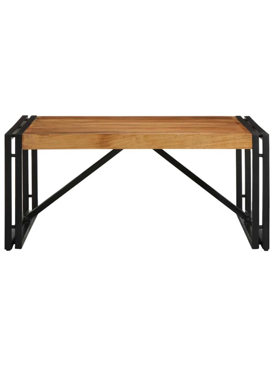 Sohvapöytä 80x80x35 cm massiivipuu akaasia
