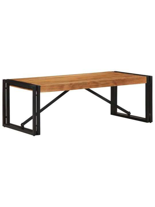sohvapöytä 100x50x35 cm massiivipuu akaasia
