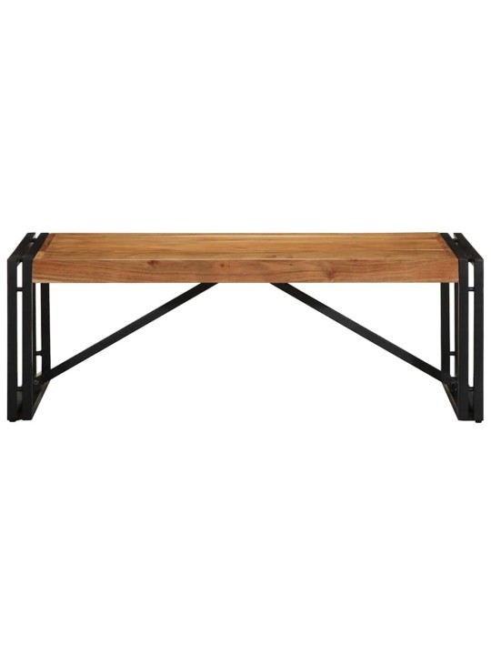 sohvapöytä 100x50x35 cm massiivipuu akaasia