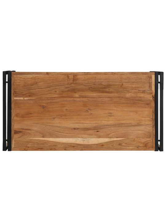 sohvapöytä 100x50x35 cm massiivipuu akaasia