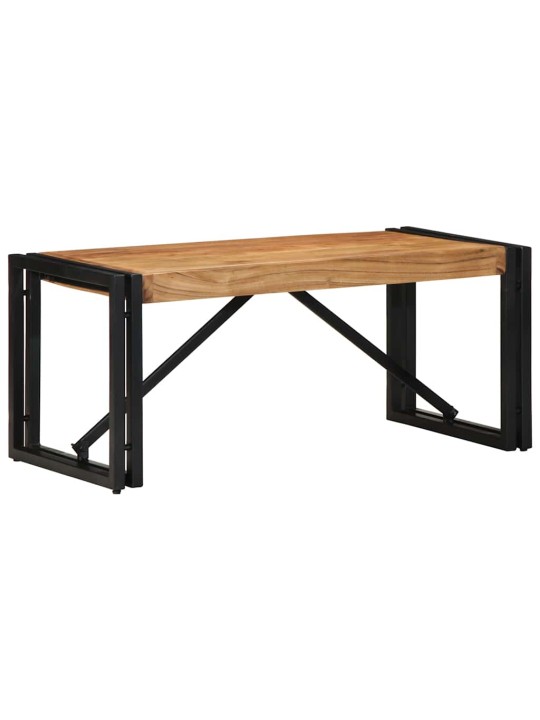Sohvapöytä 80x40x35 cm massiivipuu akaasia