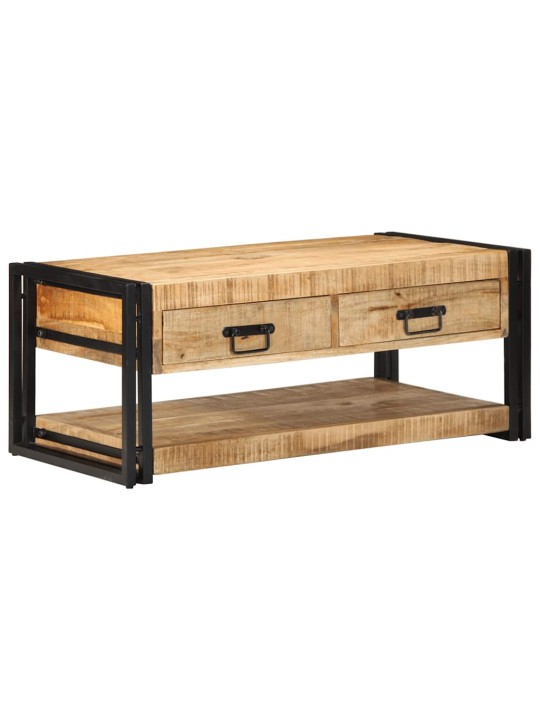 Sohvapöytä 90x50x38 cm massiivipuuta mango