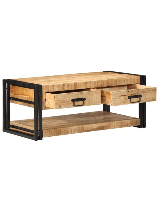 Sohvapöytä 90x50x38 cm massiivipuuta mango