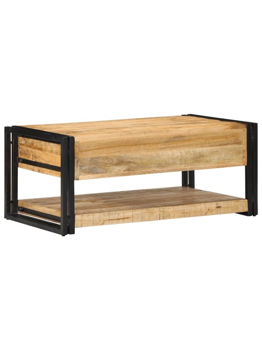 Sohvapöytä 90x50x38 cm massiivipuuta mango