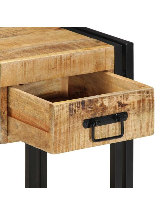 Yöpöytäkaapit 2 kpl 40x35x50 cm massiivipuuta mango