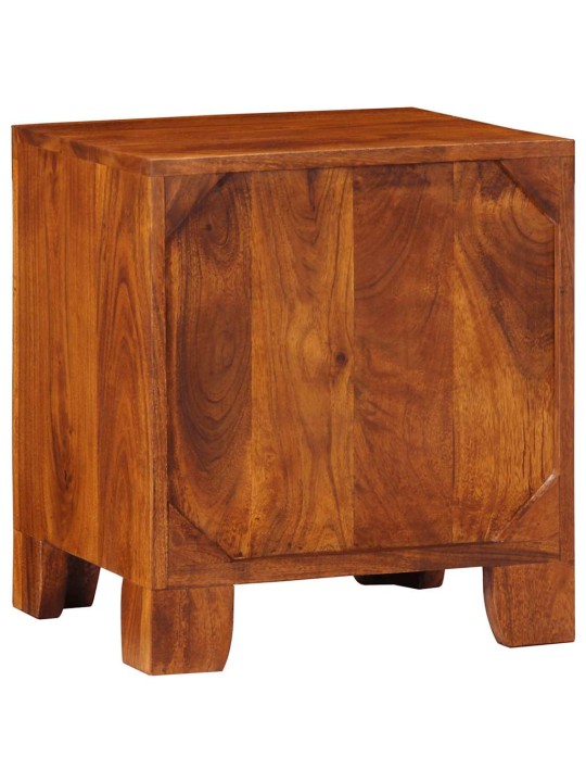 Yöpöytäkaappi 2 kpl 40x35x45 cm massiivipuu akaasia