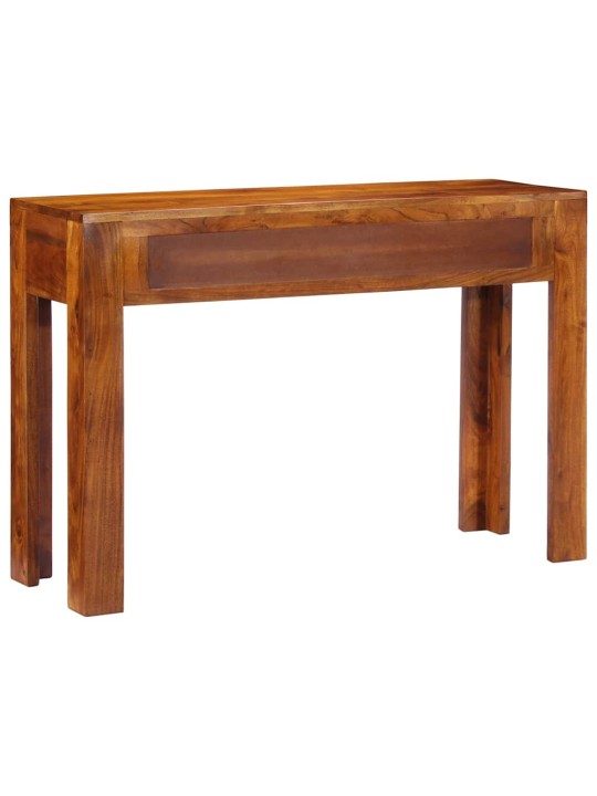 Konsolipöytä 110x35x75 cm täysi akasiapuu