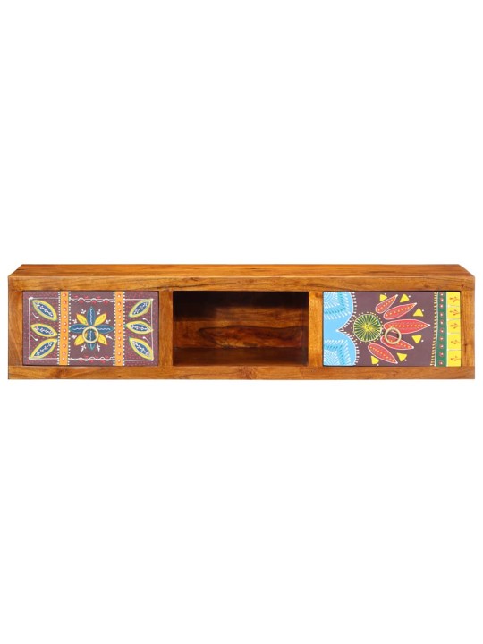 Seinään kiinnitettävä tv-kaappi monivärinen 100x30x22