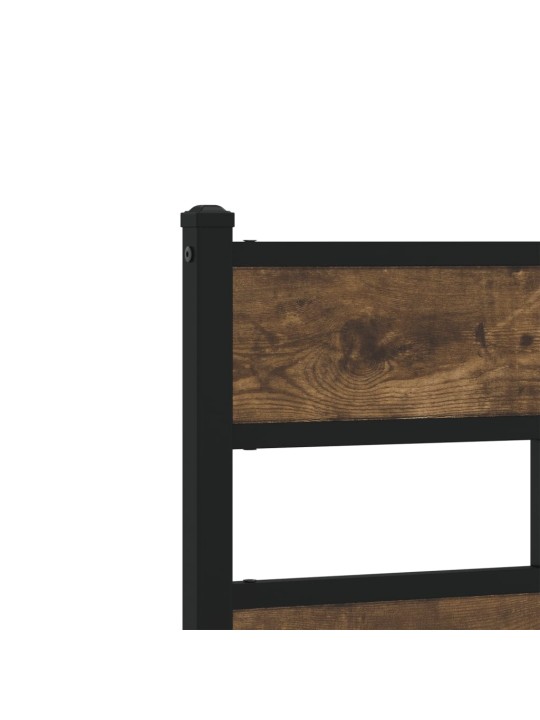 Sängynrunko ilman patjaa savutammi 100x200 cm tekninen puu