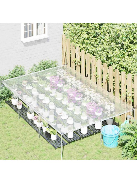 Kirkas suojapeite silmukoilla 2x3 m polyeteeni