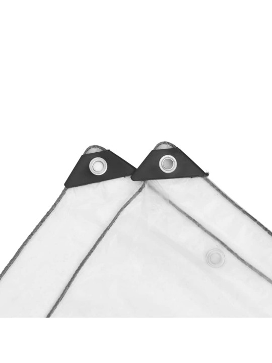 Kirkas suojapeite silmukoilla 3x3 m polyeteeniä