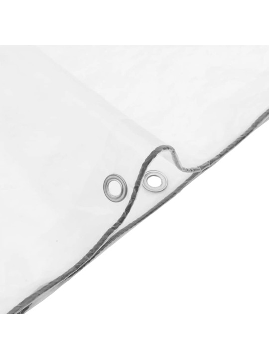 Kirkas suojapeite silmukoilla 3x3 m polyeteeniä