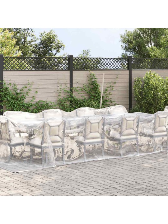 Kirkas suojapeite silmukoilla 3x10 m polyeteeni