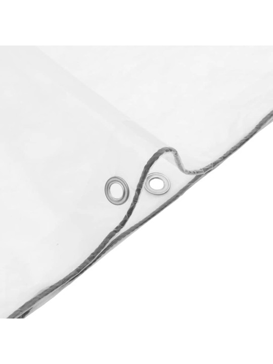 Kirkas suojapeite silmukoilla 8x8 m polyeteeniä