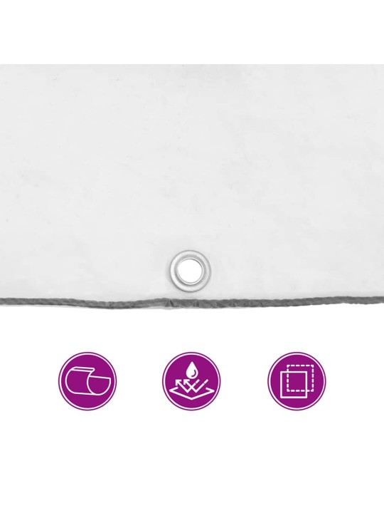 Kirkas suojapeite silmukoilla 8x12 m polyeteeniä